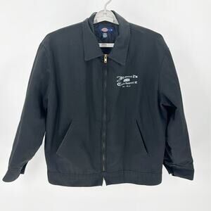 Dickies black Hollywood Choppers moto jacket biker grunge alternative size L